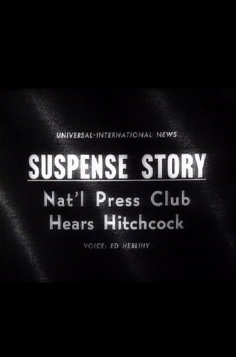 Suspense Story: Nat'l Press Club Hears Hitchcock