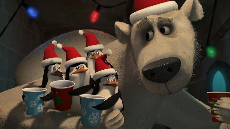 The Madagascar Penguins in a Christmas Caper still