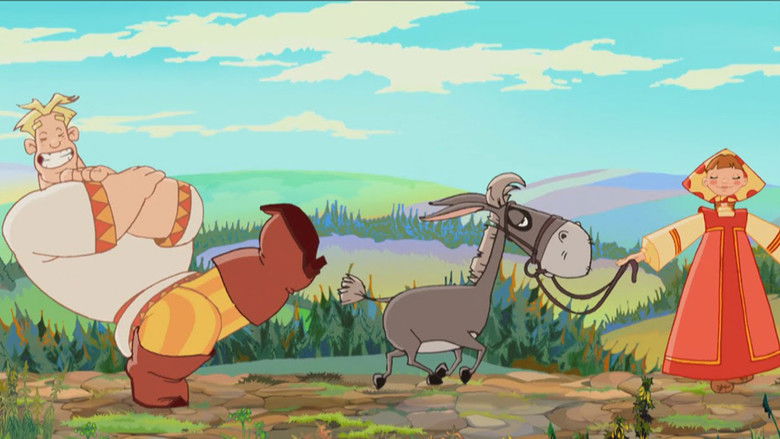 Alesha Popovich and Tugarin the Dragon still