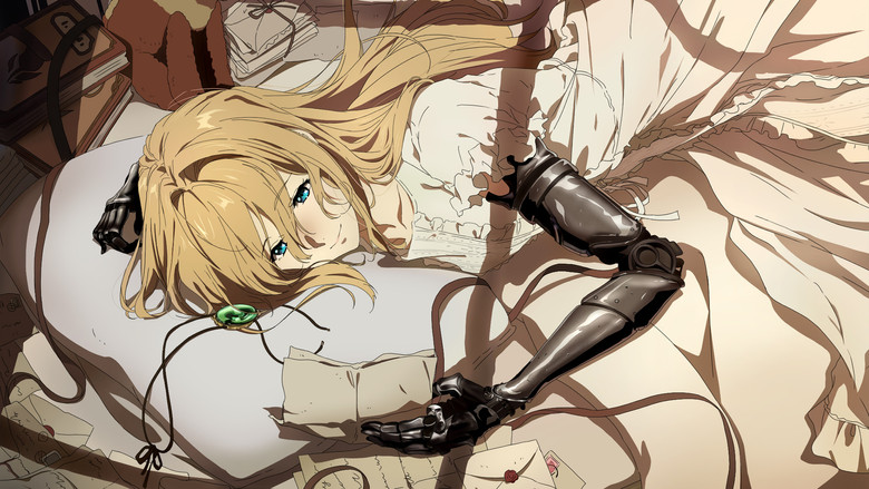 Violet Evergarden: Eternity and the Auto Memory Doll still