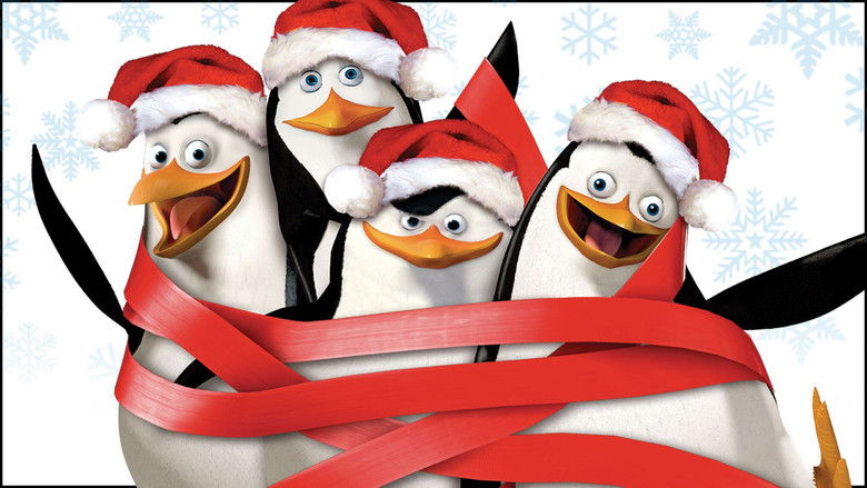 The Madagascar Penguins in a Christmas Caper still