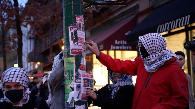 Torn: The Israel-Palestine Poster War on New York City Streets still